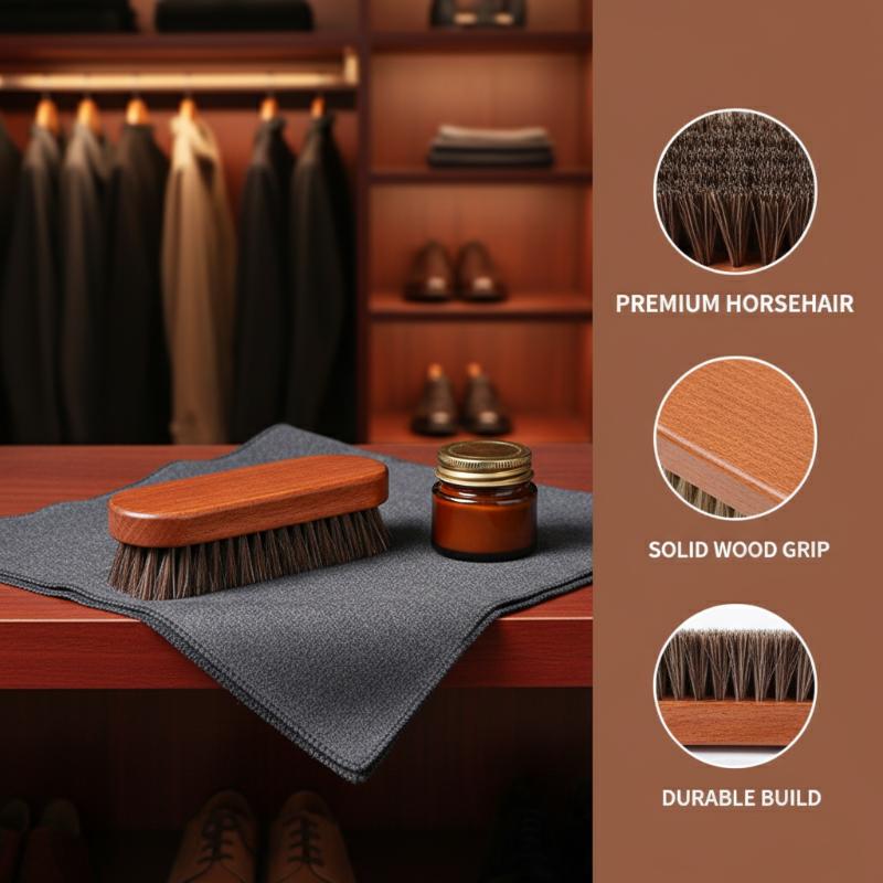 1 szt. Drewniana szczotka do b – Leather Shoe Polish recenzja i cena