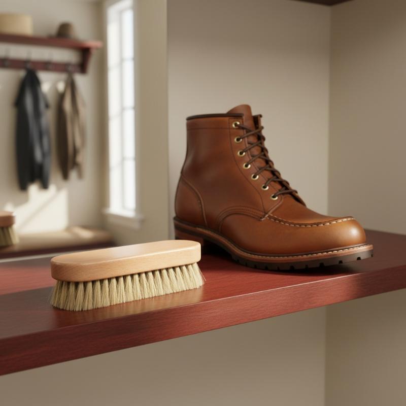 1 szt. Drewniana szczotka do b – Leather Shoe Polish recenzja i cena